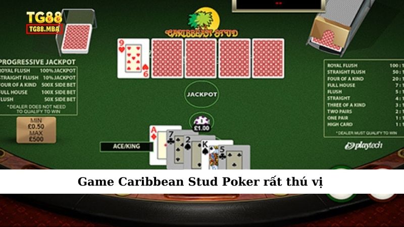 Game Caribbean Stud Poker rất thú vị